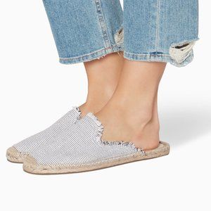 Soludos Distressed Striped Mules